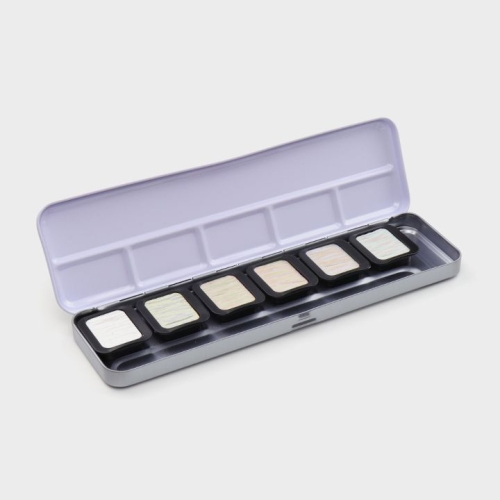 Metallkasten mit 6 irisierenden Farben